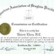 Diplome « American Association for drugless practioners »